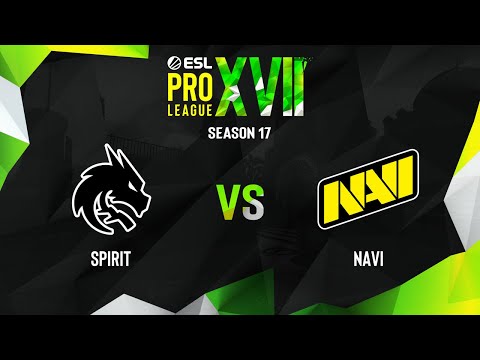 Spirit vs NaVi | Map 1 Anubis | ESL Pro League Season 17