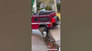 Traxxas TRX4 with drift tires!! 😎 #rc #traxxas #rccar #traxxastrx4 #axial #axialscx10 #rcdrift