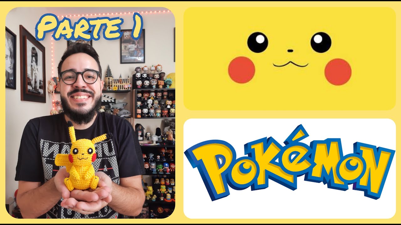 Pikachu Amigurumi Pokémon (PARTE 1) 