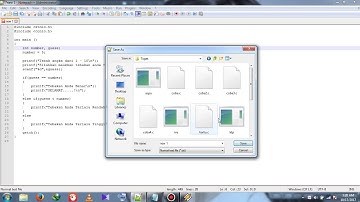 Belajar Percabangan Menggunakan Bahasa C dengan aplikasi Notepad++