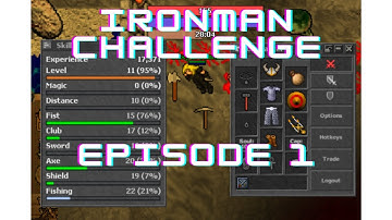 Ironman Challenge Episode 1 - English - Ironcore - Old Tibia Full Custom Ot Server