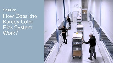 Kardex Color Pick System for easy order fulfilment