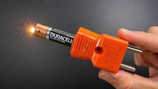 Never Buy a Welding Machine Again! Use This 1.5V Battery Trick and See What Happens 🔋 screenshot 1