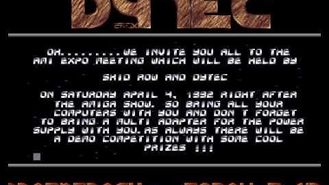 Skid Row & Dytec Ami Expo Invtro for Amiga (1992)