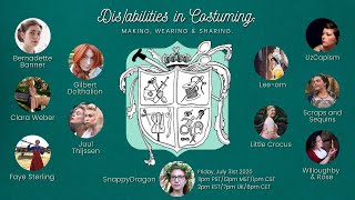 Dis/Abilities in Costuming : Making, Wearing, and Sharing
10 costumers and CosTubers who have disabilities, chronic health issues, mental health needs, and other things under that umbrella, present a live panel discussing what its like to make, wear, and share costumes with their accessibility needs. This panel is livestreamed as part of #CoCoVid and will remain up after the event!
Support me and the other panelists by buying us a drink on Ko-Fi! Proceeds will be shared among all panelists.
ko-fi.com/snappydragon
Panelists : V of @SnappyDragon (channel host), Liz of @LizCapism (moderator), @Juul Thijssen , @Gilbert Dolthalion , Cait of @Willoughby & Rose, Nikki of @Lee-am , @Bernadette Banner , Marty of @Scraps and Sequins , Marliese of @LittleCrocus, @Clara Weber, and @Faye Sterling.
Further reading :
Volume of NARICās studies and information about the intersection of racial/ethnic minorities and disability, both in terms of access and prevalence : https://naric.com/?q=en/node/87
US National Library of Medicine article entitled Minorities are Disproportionately Underrepresented in Special Education: Longitudinal Evidence Across Five Disability Conditions
https://www.ncbi.nlm.nih.gov/pmc/articles/PMC4950880/
Reuters Article entitled Minorities with disabilities suffer most : https://www.reuters.com/article/us-minorities-disabilities/minorities-with-disabilities-suffer-most-idUSTRE4926FE20081003
Original post for the Spoon Theory : https://butyoudontlooksick.com/articles/written-by-christine/the-spoon-theory/
@jessicaoutoftheclosets channel for vintage, disability advocacy, queerness, and cute dogs.
@Retro Claudes video Sewing With A Disability : https://www.youtube.com/watch?v=RwKI-G-e05E
@AnnikaVictoria24 : https://www.youtube.com/user/AnnikaVictoria24
The full CoCoVid schedule is available here : https://drive.google.com/file/d/1kqbvE_sdgdZyjHxxwUtC8Pmn_MPAuA7z/view Dis/Abilities in Costuming : Making, Wearing, and Sharing