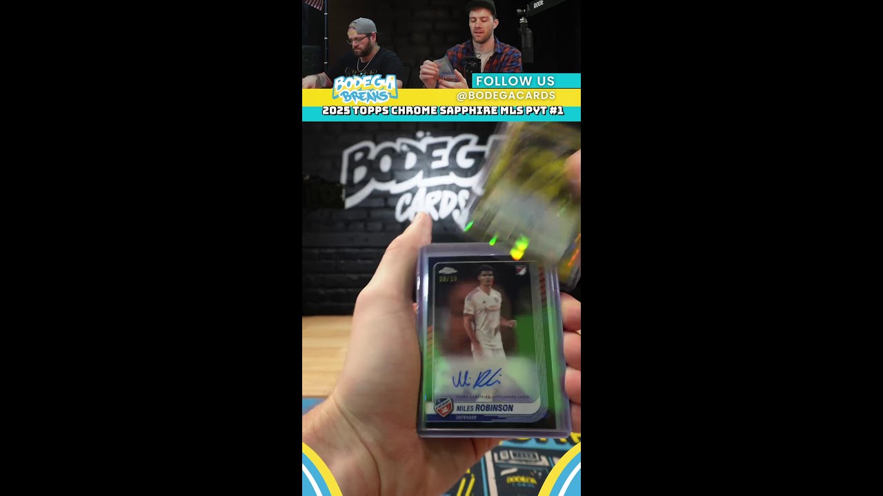 4/7/22026 Tuesday Live! 2025 Topps Chrome Sapphire MLS PYT #1