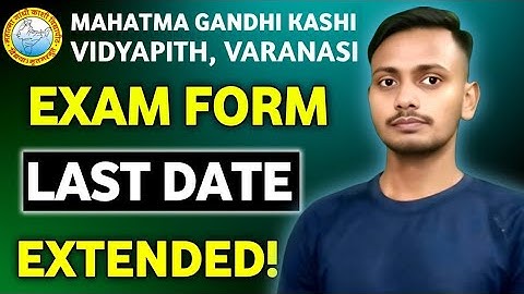 UG & PG Odd Semesters Exam Form Date Extended! | UG 3rd, 5th Semester Exam Form Last Date 2025