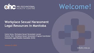 Workplace Sexual Harassment - Legal Resources in Manitoba