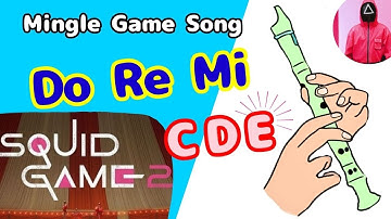 Squid Game2 Mingle Game Song “Round and Round” Recorder Tutorial