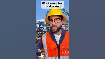 Work Smarter not harder #adamrose #construction #constructionindustry #funny