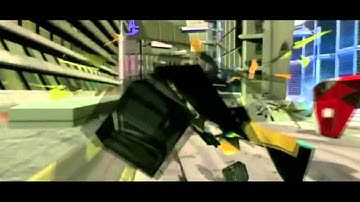 Wip3out Intro - Exploding ships, forward and reversed