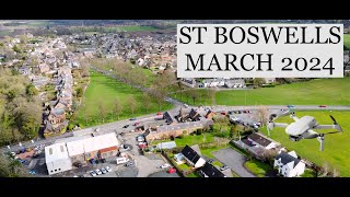 St Boswells From The Air 2024