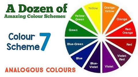 Analogous Colours | for Fashion , Interior and illustrators | with real life examples.