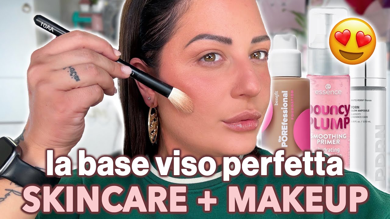 LA BASE VISO PERFETTA(skincare + makeup) 🥰