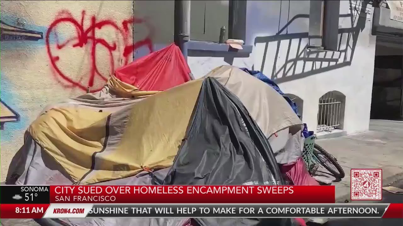 San Francisco sued over homeless encampment sweeps YouTube