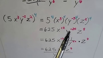 Algebra II  1.8b, Raising Powers to Powers, three Theorems
