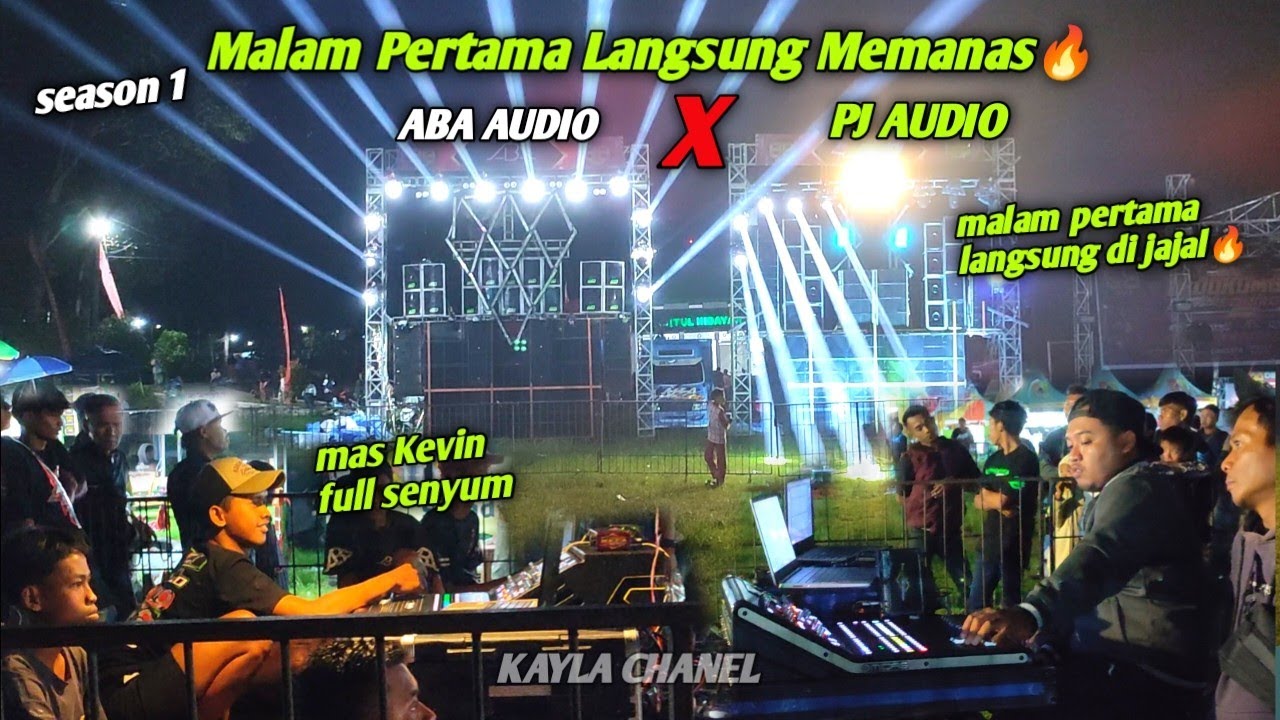 NGERI🔥Malem Pertama Sudah Mulai Panas ABA VS PJ AUDIO Langsung Di Batle Season 1 