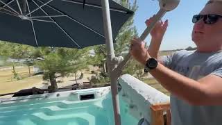 Shade Up with Style: HOMSHADE 10ft Offset Patio Umbrella