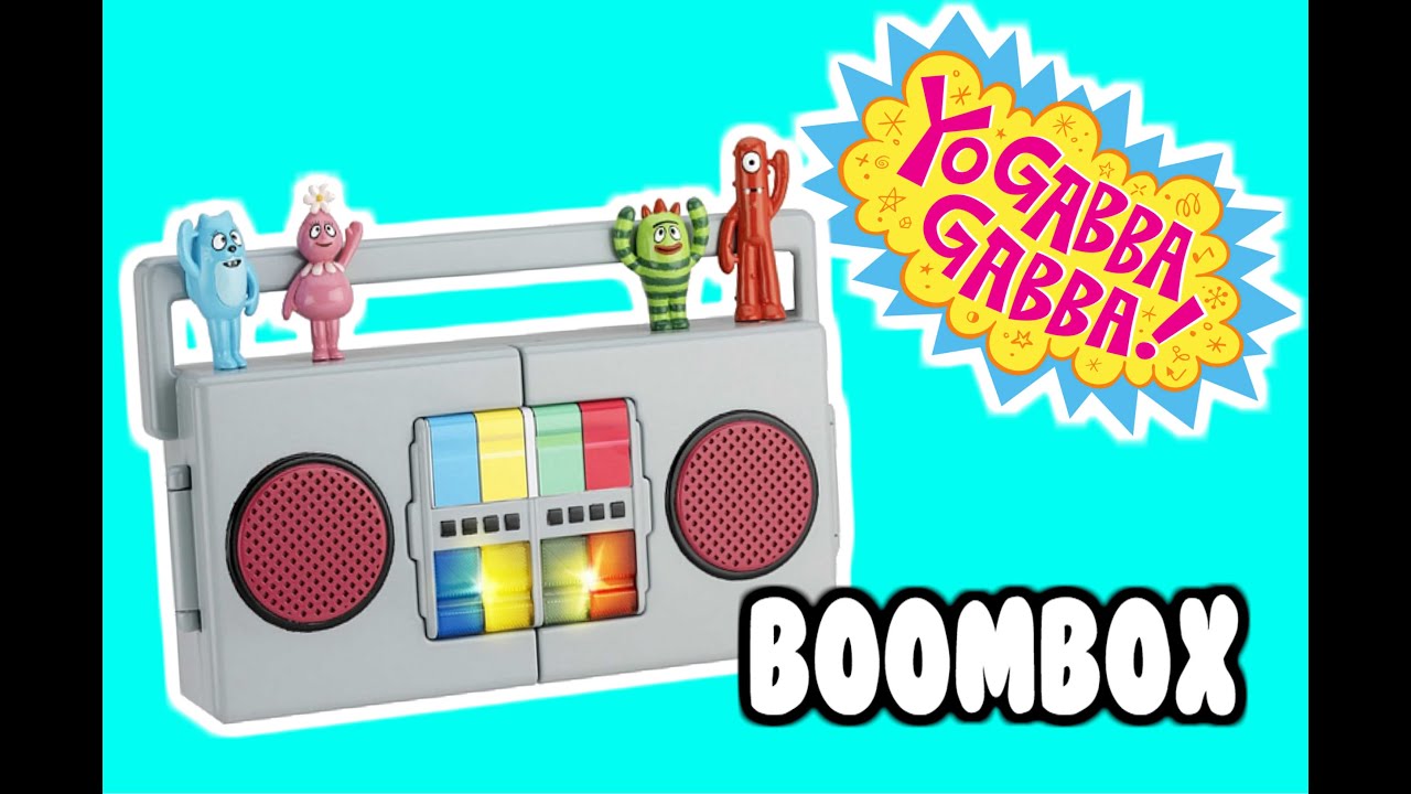 YO GABBA GABBA Boom Box Playset with Yo Gabba Gabba Toys Brobee