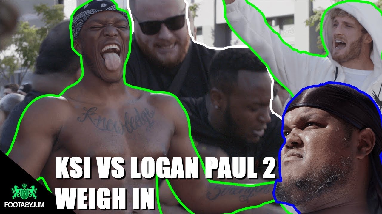 Logan Paul Vs Ksi 2 Weigh In
