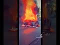 حريق السيارة في خميس الخشنة