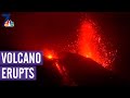 Dramatic Video Shows Italian Volcano Erupt | What