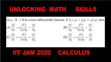 IIT JAM 2020|| REAL ANALYSIS ||CALCULUS ||FUNCTION OF TWO VARIABLES