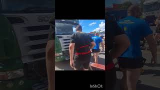 Lewis Bucknell - UK truck pulling championships 2026- First place u110kg #truckpull #strongman
