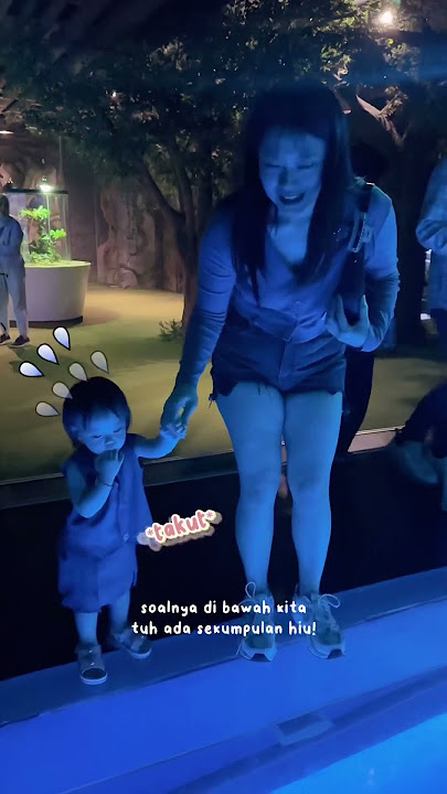 yuka-chan berenang sama mermaid! #yuka #baby #minivlog #family #mermaid #aquarium #fish #vlog