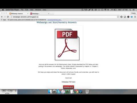 Webassign.net Stoichiometry Answers