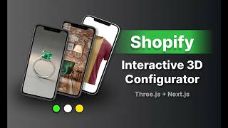 Custom 3D Ring Ecommerce Experience with Three.js, Next.js & Shopify