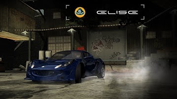 Need for Speed: Most Wanted. Lotus Elise customization and race.
