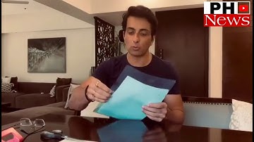 Sonu Sood teaches How to make your own Face shield