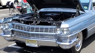 1964 Cadillac deVille Convertible Baby Blue 😎 @ 2022 AACA NJ Collectible Car Show