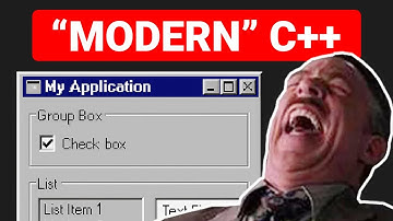 Want to make a GUI in C++? Think again.