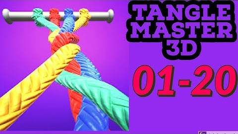 TANGLE MASTER 3D 01 20 easy gameplay solution android ios