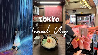 Tokyo Vlog🇯🇵🍜 | shibuya, teamlab borderless, tsukiji market, mega donquijote