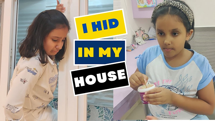 I Hid in my New House & My Family had no Idea about it