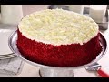 Pastel Red Velvet con Cheesecake | Pastel de terciopelo rojo