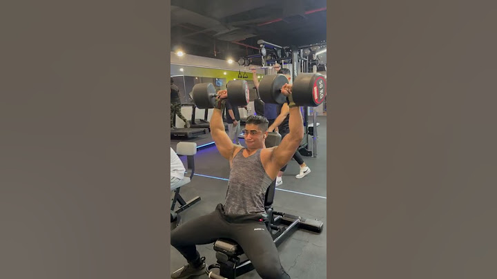 50 KG Dumbbells Shoulder Press💪