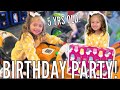 Stella turns 5 years old today  celebrating her first birt.ay party with friends