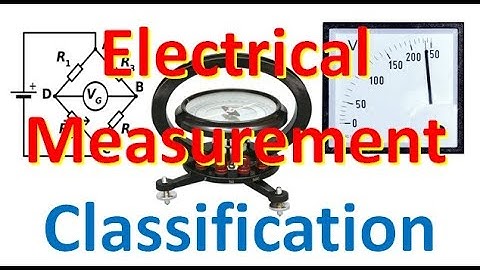 Classification of Measuring Instruments, Primary-Secondary, Indicating Recording and Integrating