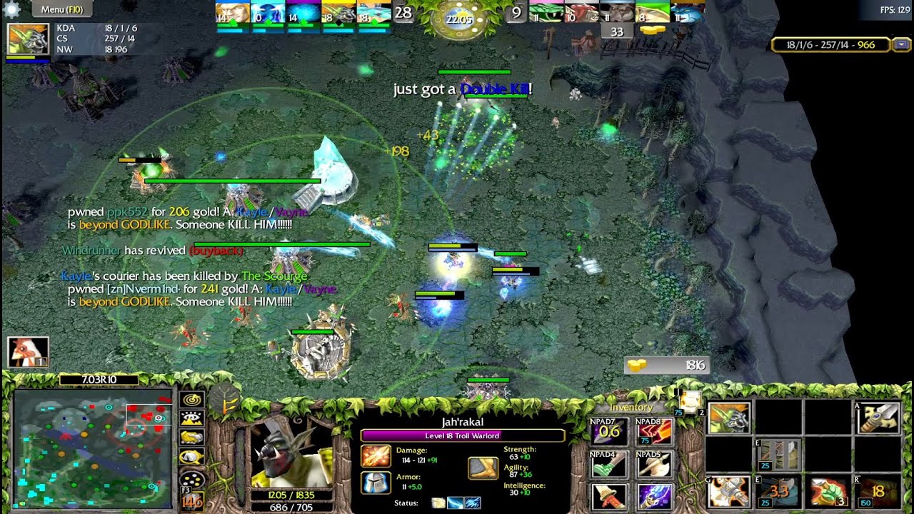DOTA 1 Troll Warlord Jah'rakal Beyond GODLIKE #12 - YouTube