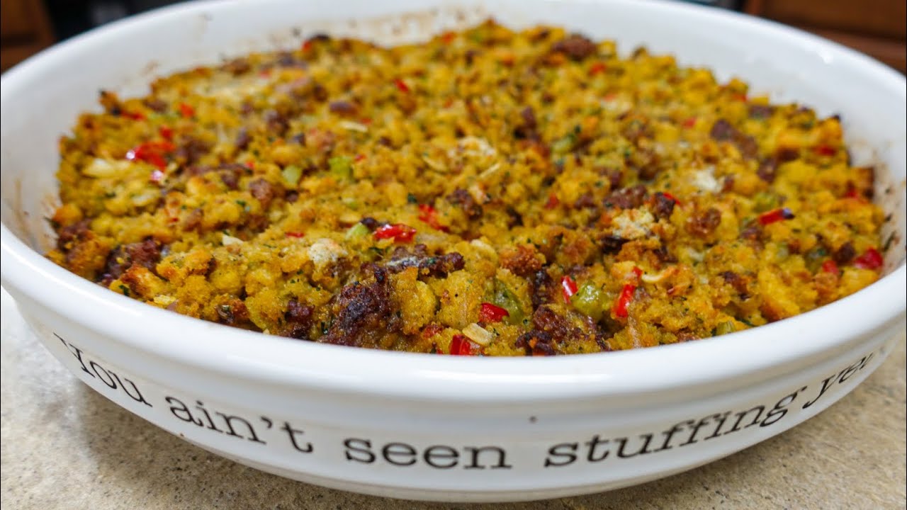 Quick and Easy Doctored Up Cornbread Stuffing | How To Doctor Up Box ...