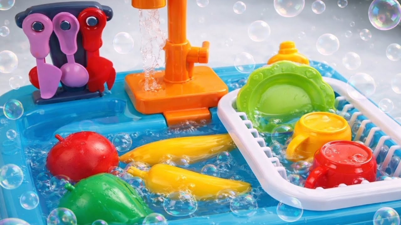 [Toy Asmr ] Let’s Unbox Kitchen Sink Pool Playset Toy Together 🫧🧽| Satisfying ASMR