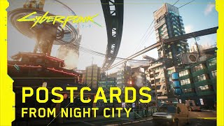 Cyberpunk 2077 - online interactive map (postcards from night city)
