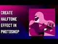 Create Halftone Effect In Photoshop #photoshop #photoshopeediting #photoshoptricks #design #adobe