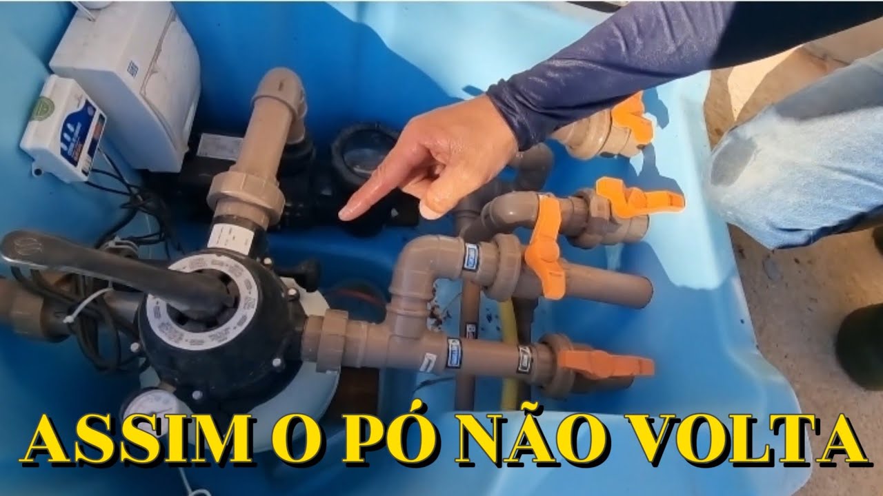 “Aspiração certa: posição dos registros para o pó não voltar”