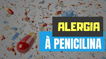 Qual a reação de alergia a amoxicilina?