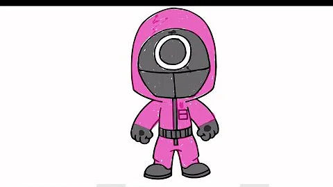 How to painting SQUID GAME GUARD UNIFORM - SQUID GAME 2